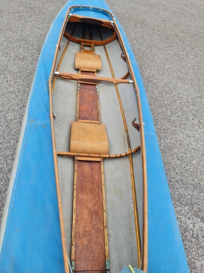 British Granta Sports Tourer double seater - view of the cockpit from the bow